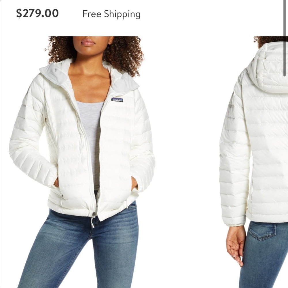 Like new condition white puffer